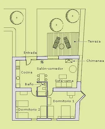 Venkovský dům Casa De Las Letrinas Baja, 2 Habt 5 Mas 1 Pers Max Chimenea Con Horno Puerto de la Laja